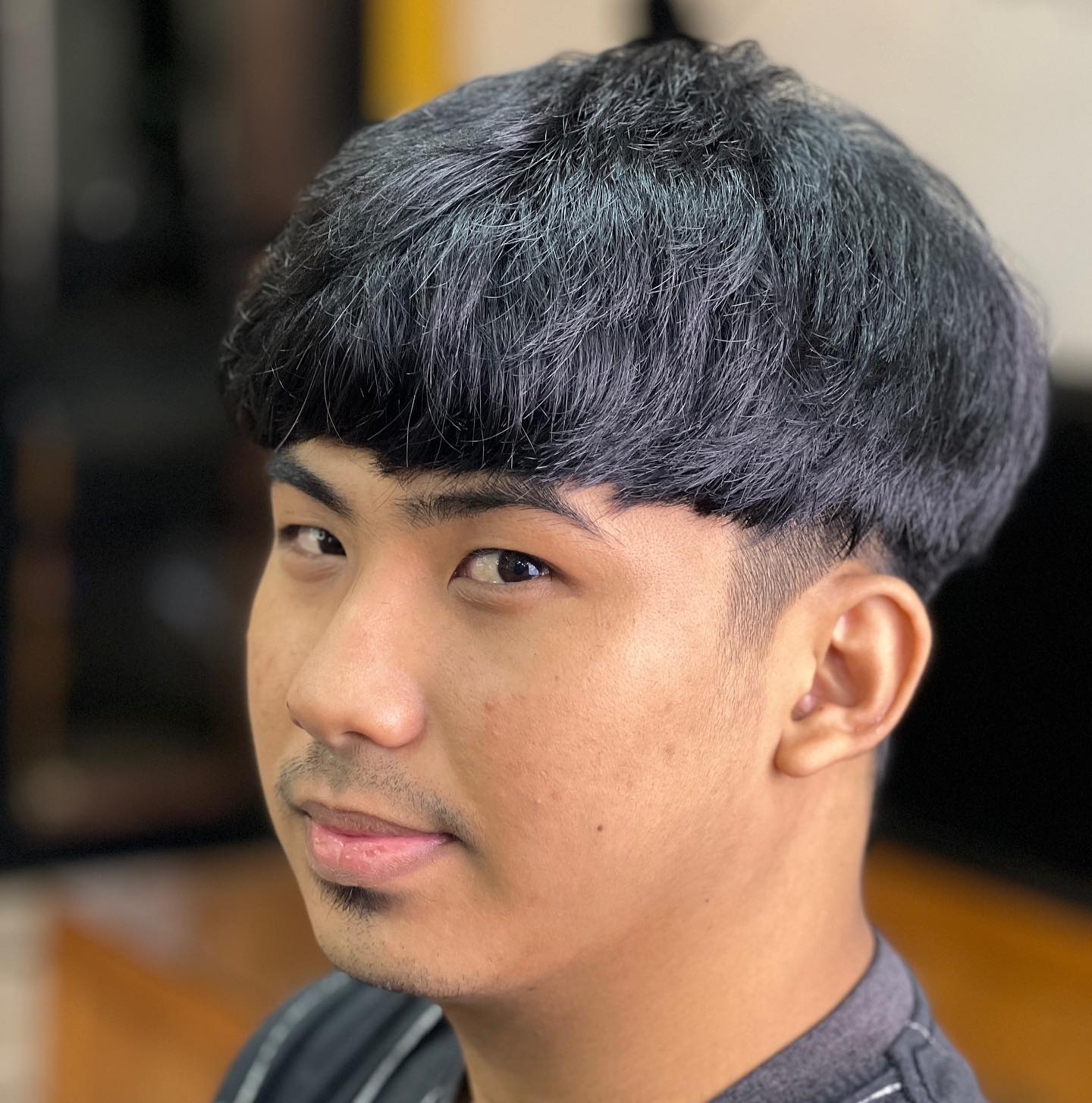 Puffy edgar cut
