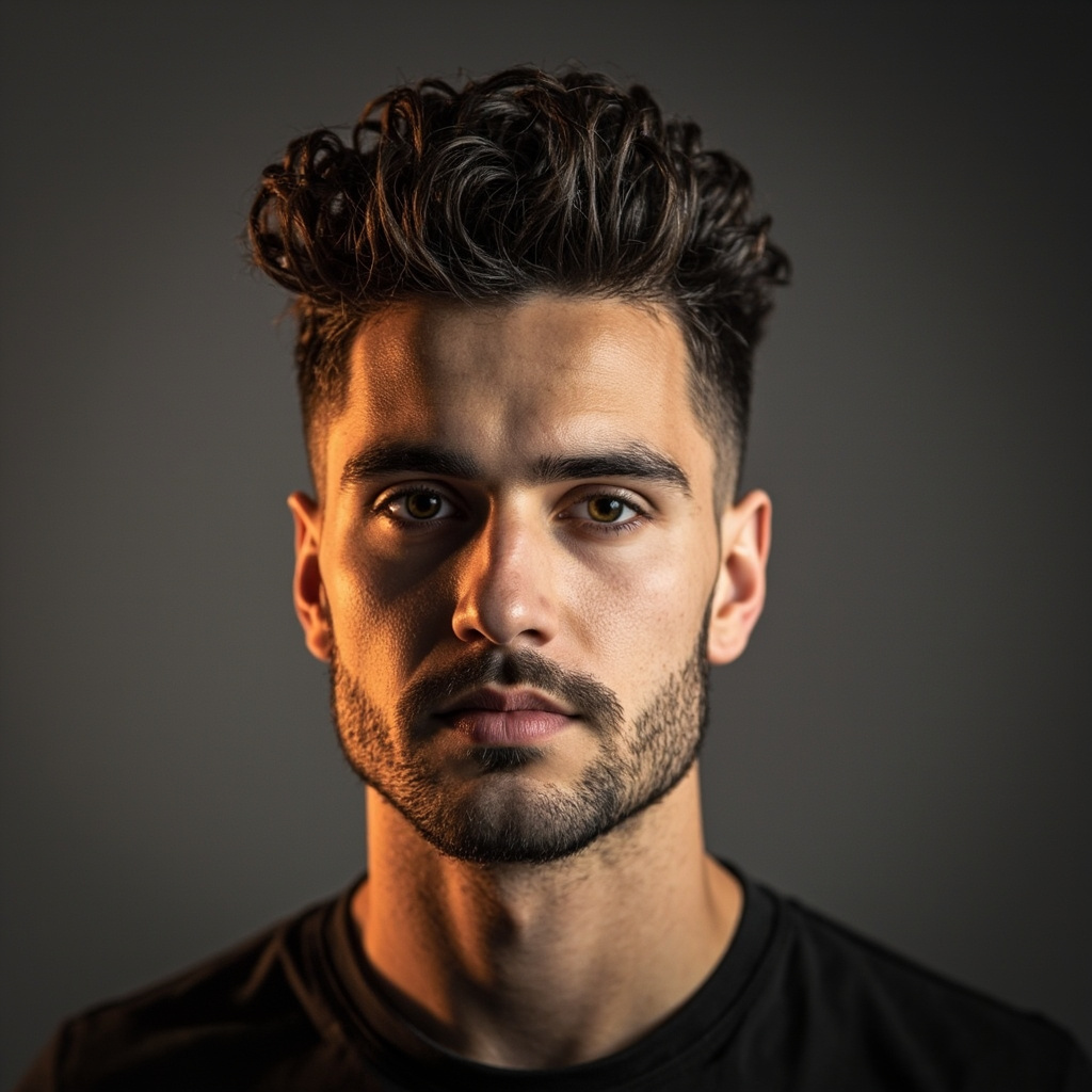 Low Taper Fade Disconnected Undercut