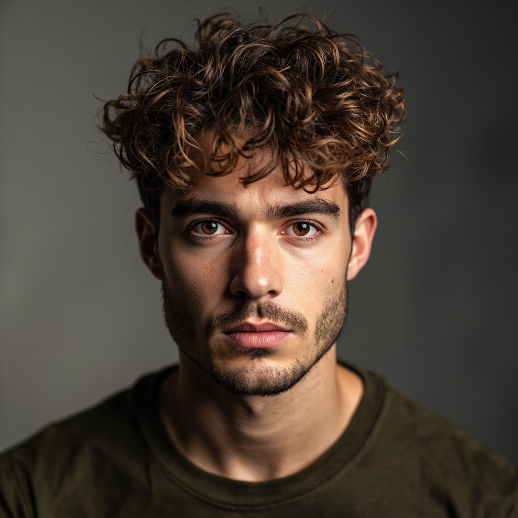 Low Taper Fade High Curls