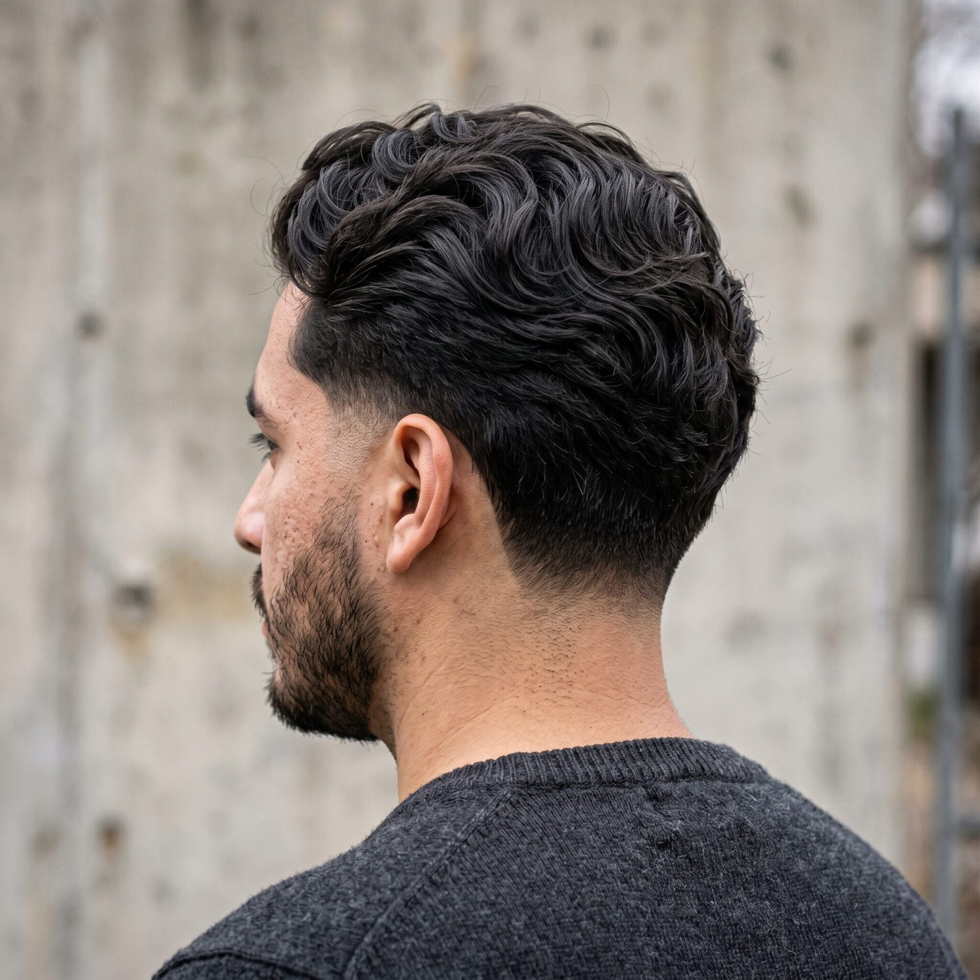 Loose bro flow hairstyle for rectangle face men