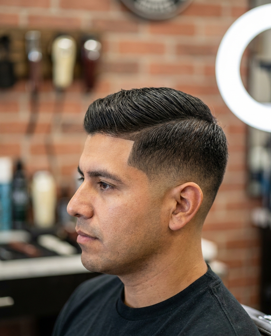Short haircut for rectangle face