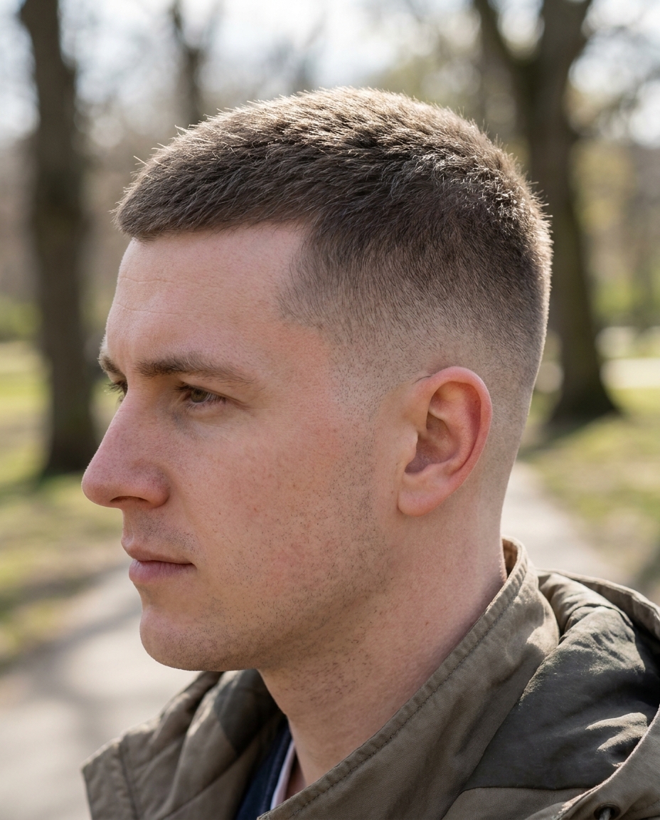 Crew cut for men