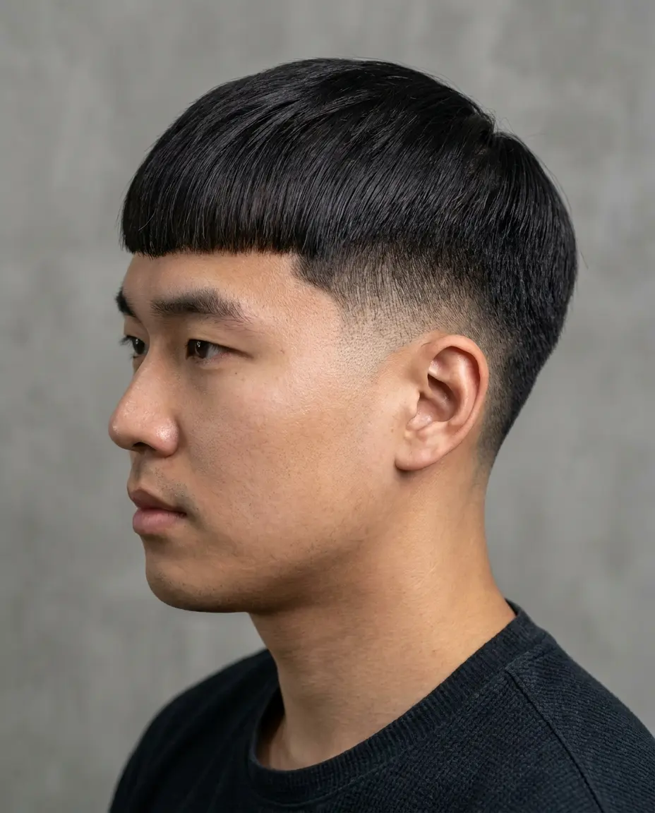 Asian Edgar haircut