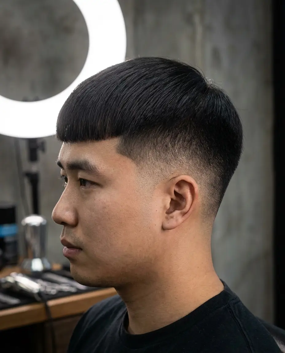 Taper Fade Edgar side detail