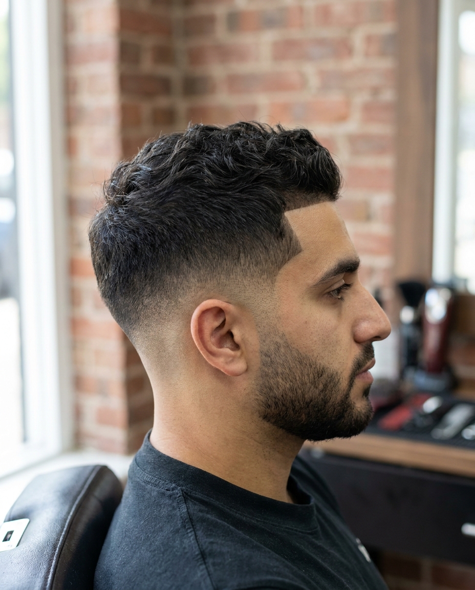 Classic mid taper fade