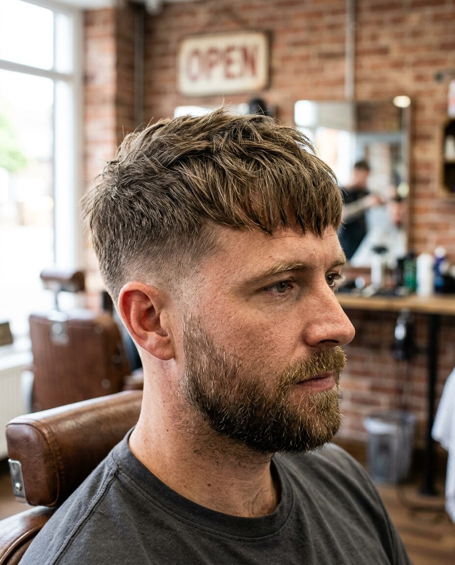 French crop haircut