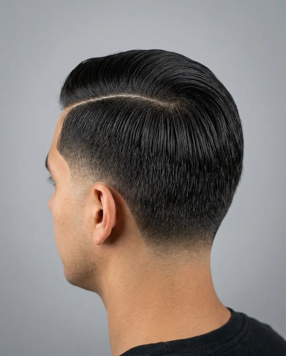 Hard part low taper side view