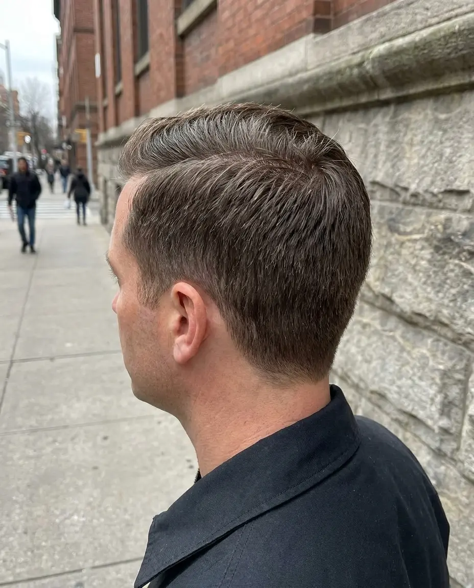 Ivy League low taper back view