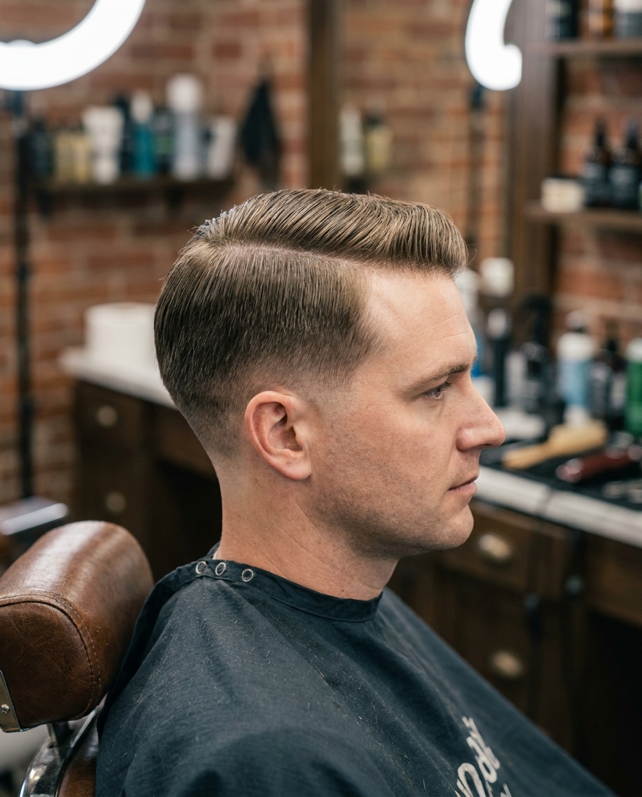 Low taper fade Ivy League