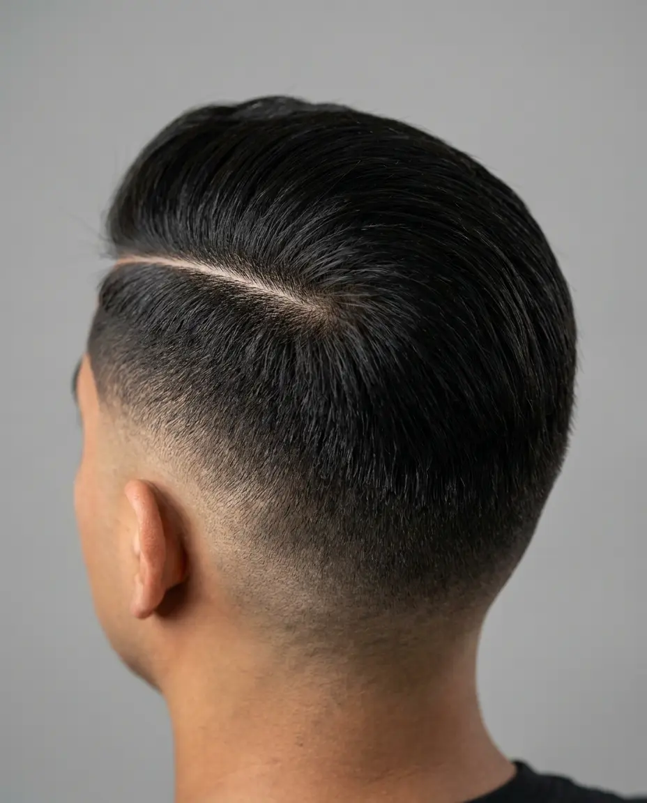 Hard part mid taper side view