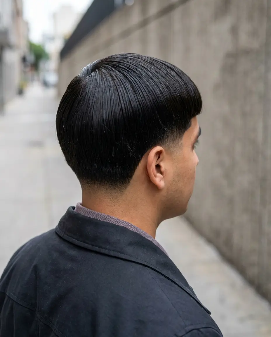 Mexican Edgar low taper back view