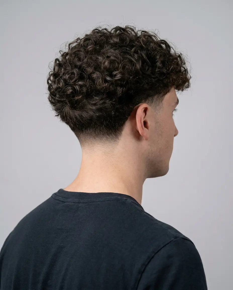 Fluffy Curly Edgar back view