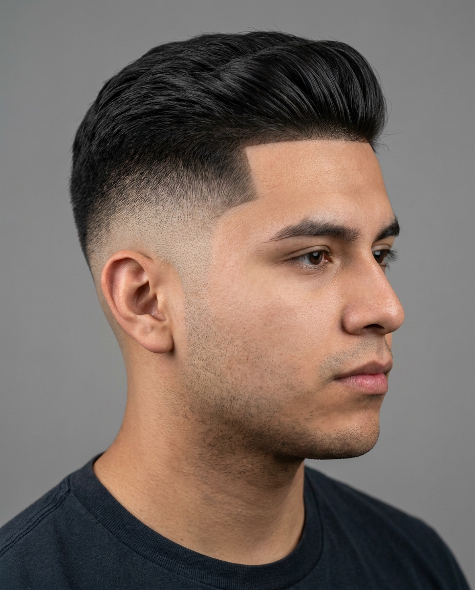 High skin fade haircut