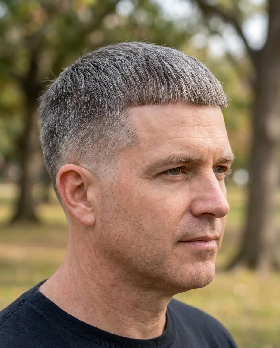 Temple taper fade