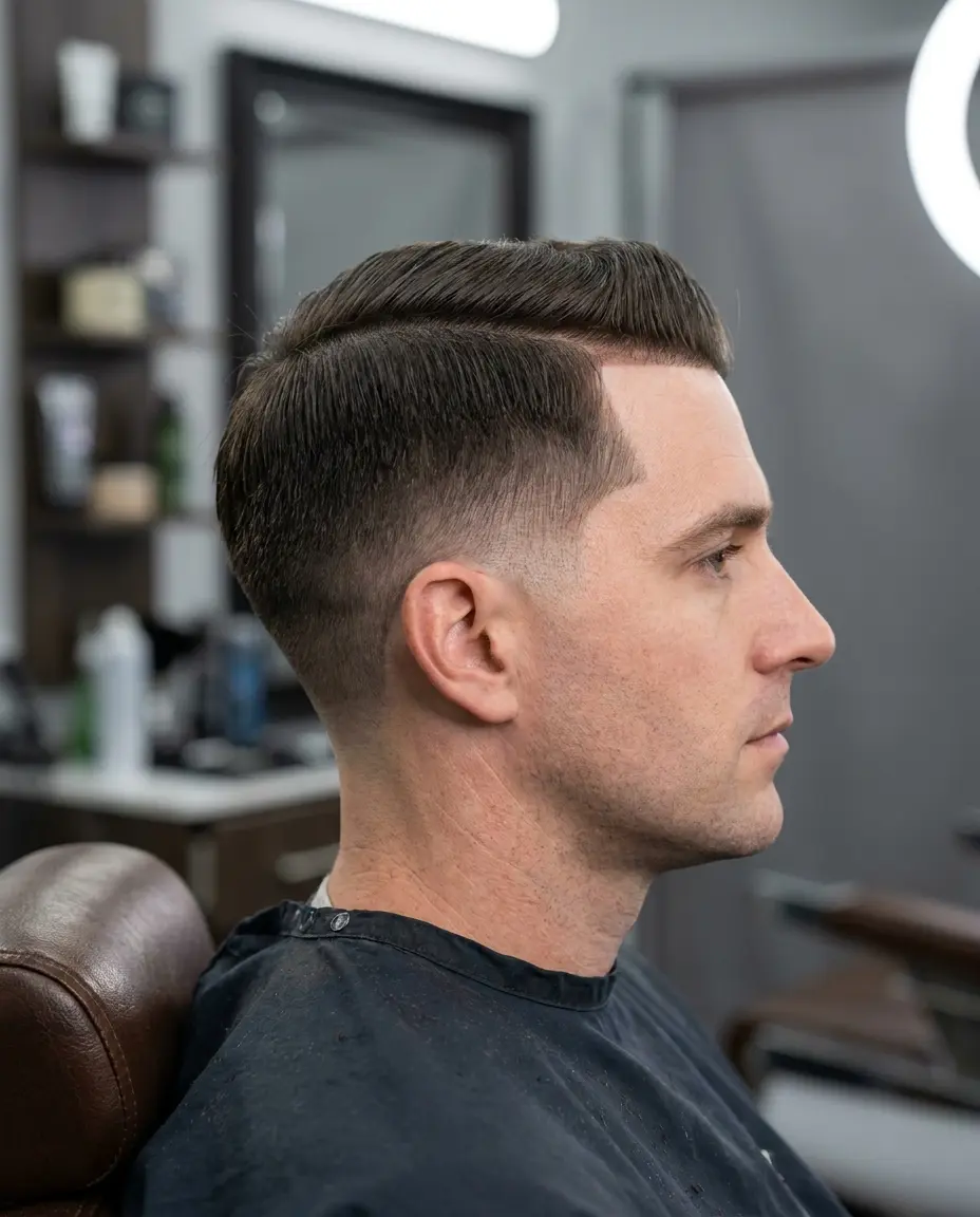 Side Part Edgar haircut