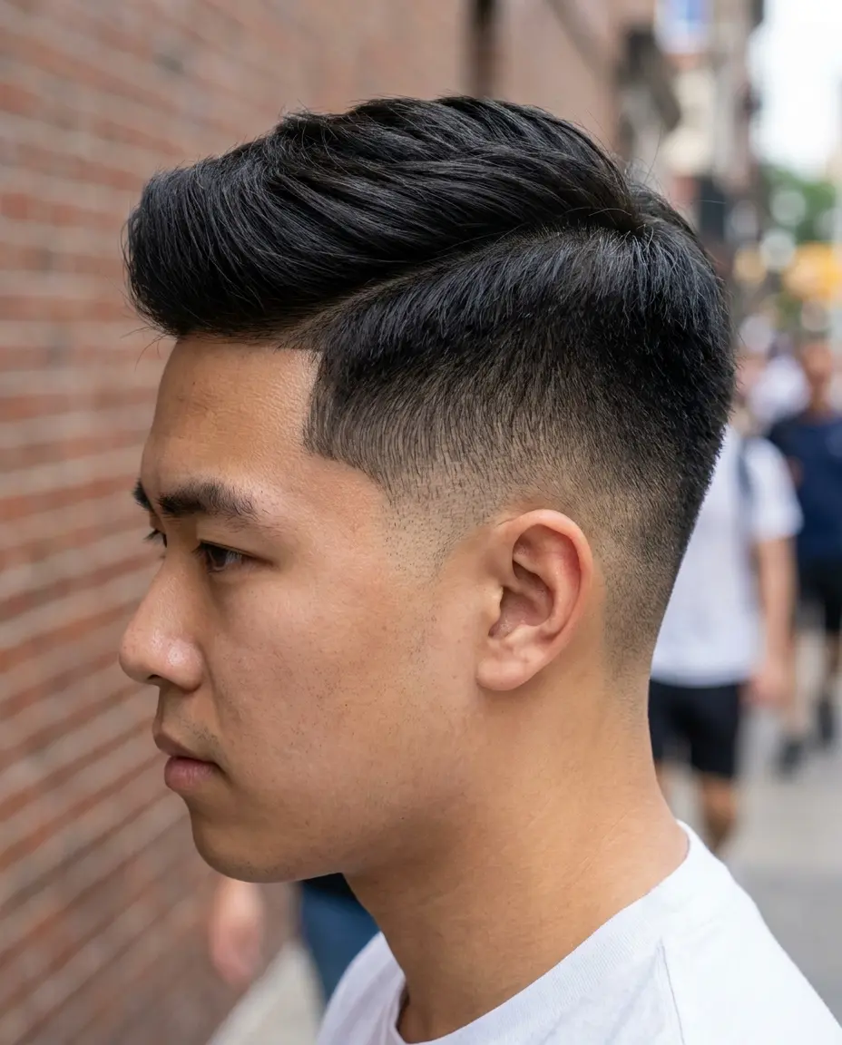 Low taper fade disconnected