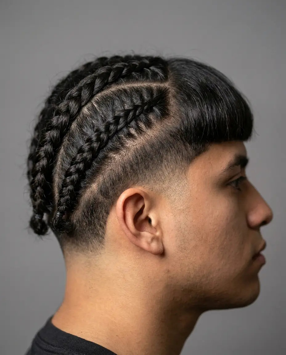 Edgar with Cornrow Design alternative angle