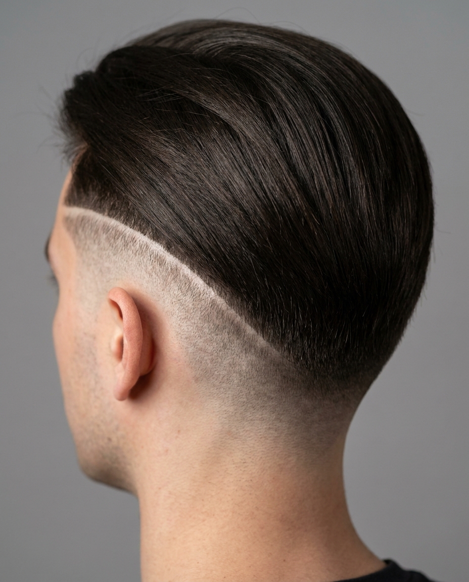 Undercut back view