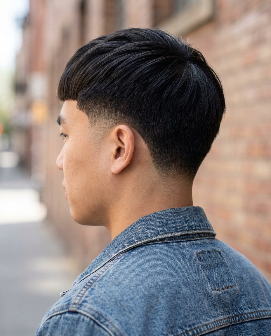 Asian Edgar back view