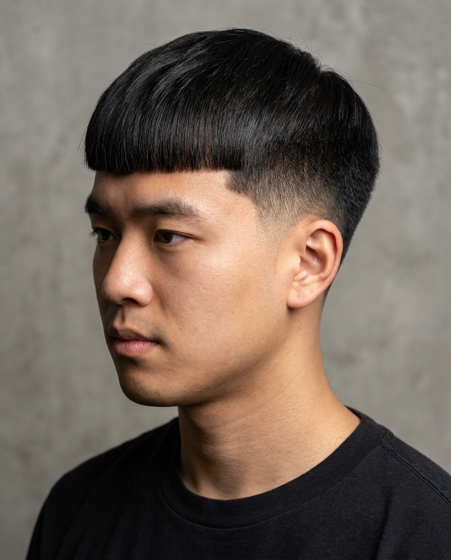 Asian Edgar haircut