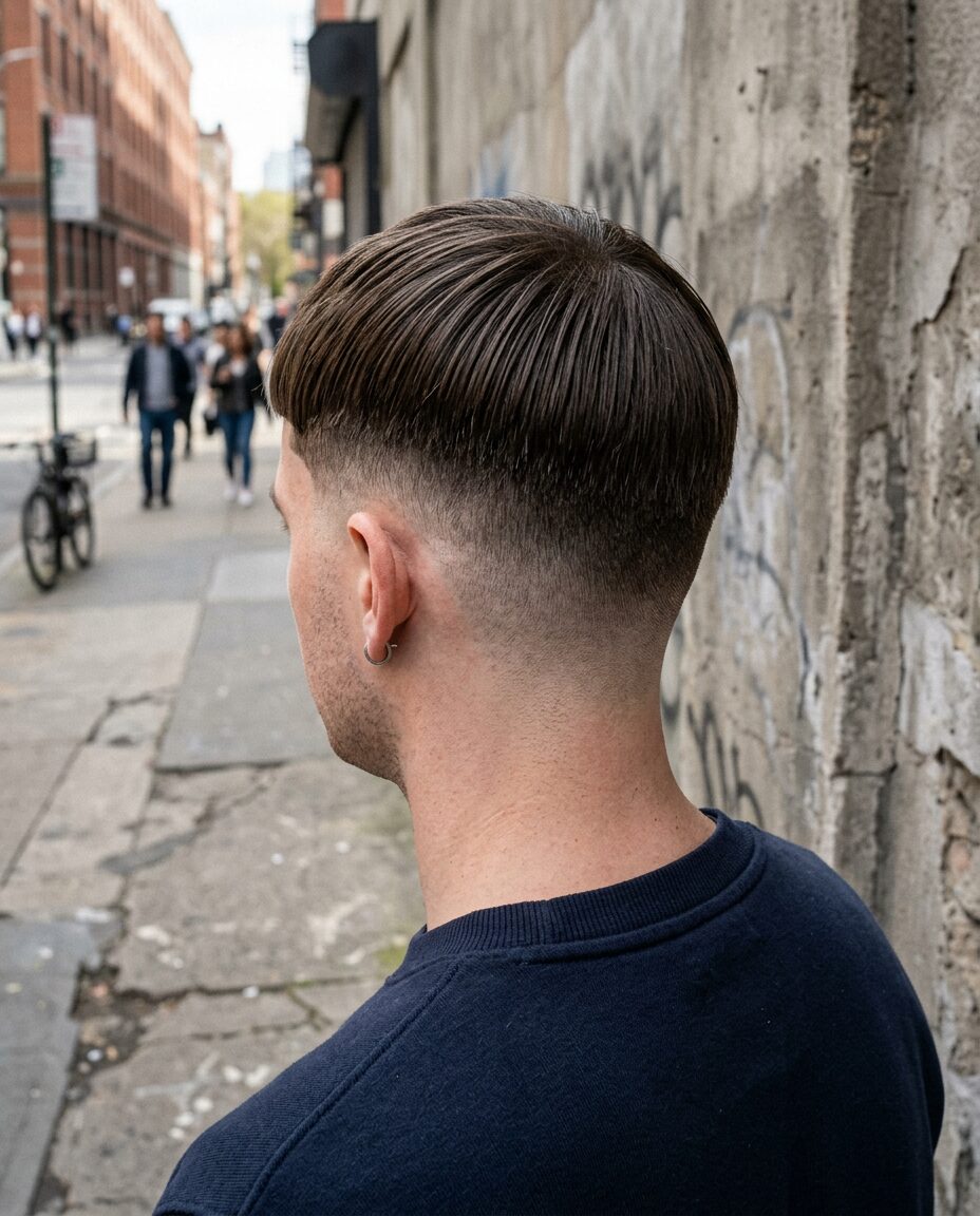 Edgar taper fade back view