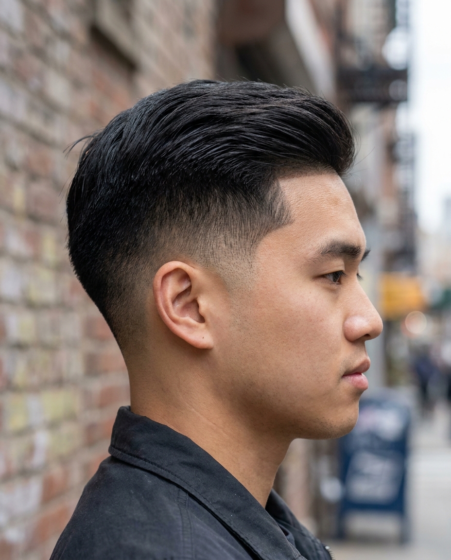 Low taper fade Japanese street