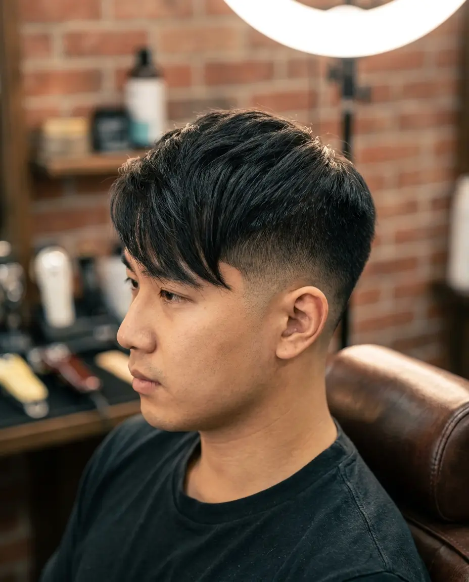Side-Swept Fringe Edgar