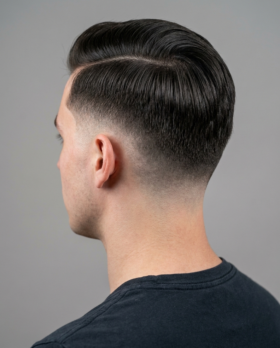 Disconnected undercut back view