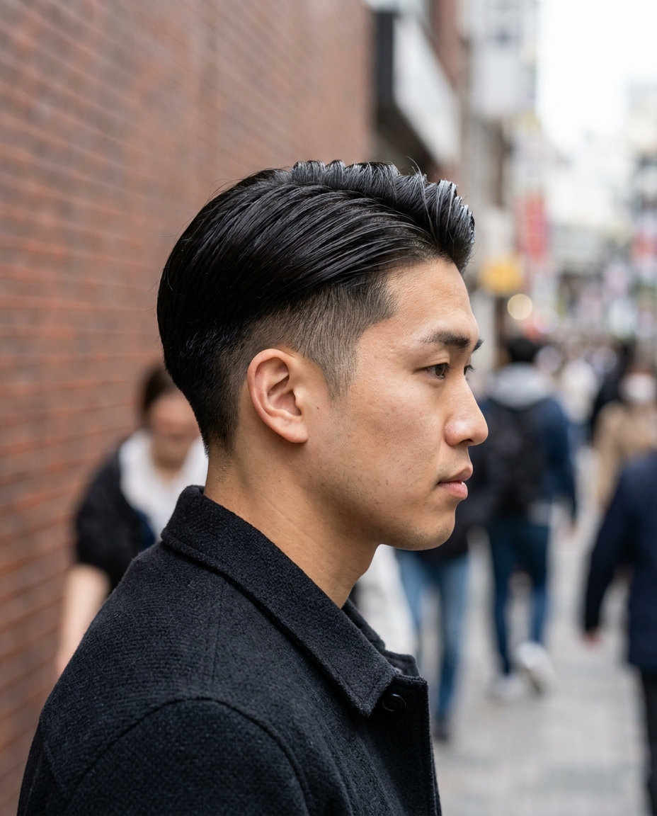 Japanese street style haircut